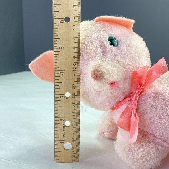 Vintage Knickerbocker Animals of Distinction Pink Pig - Picture 12 of 13